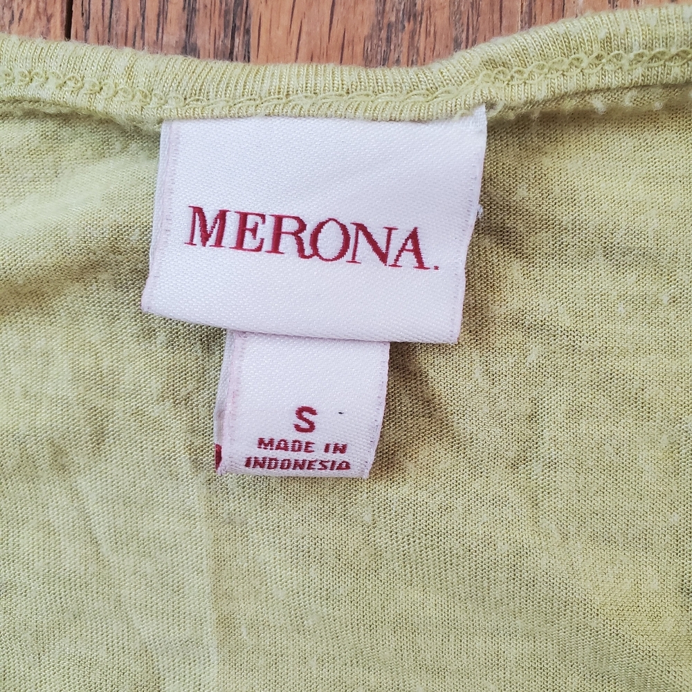 Merona Ruffle Tank Top, Small - Picture 3 of 4